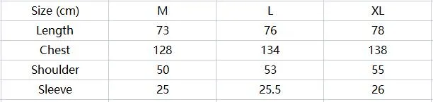 Size Chart Custom