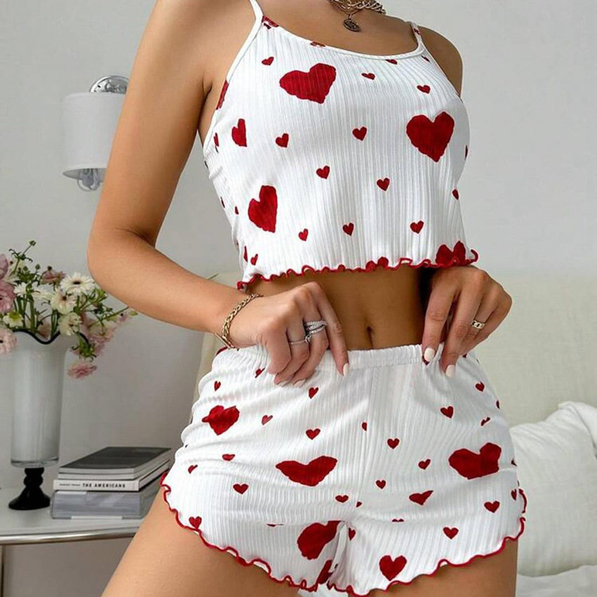 High Quality Summer Solid Print High Quality Pajama Pregnant Women's Pajamas and Home Clothes Sets