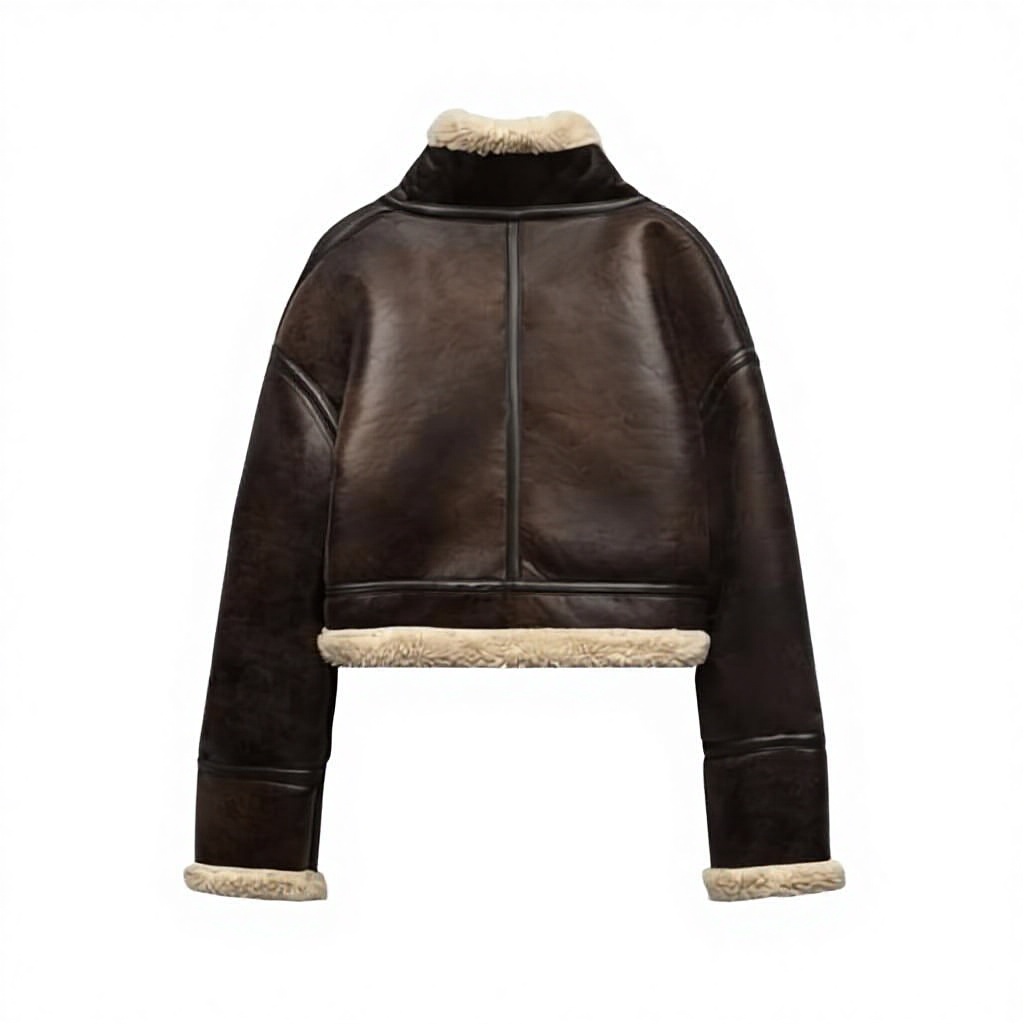 2026 Hot Sales Fashion European American Style Women's 3D Pattern Solid Outerwear Reversible Woolen Button-Up Collar Jackets
