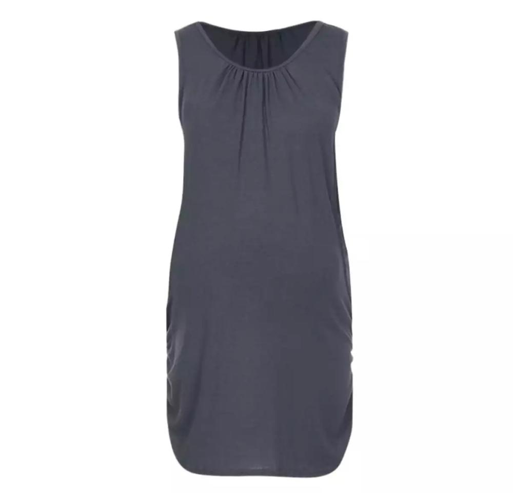 Maternity Formal T-shirts Pregnant Women Pregnancy Clothes Sleeveless O-Neck Eco-Friendly Quick-Drying Customizable Collection