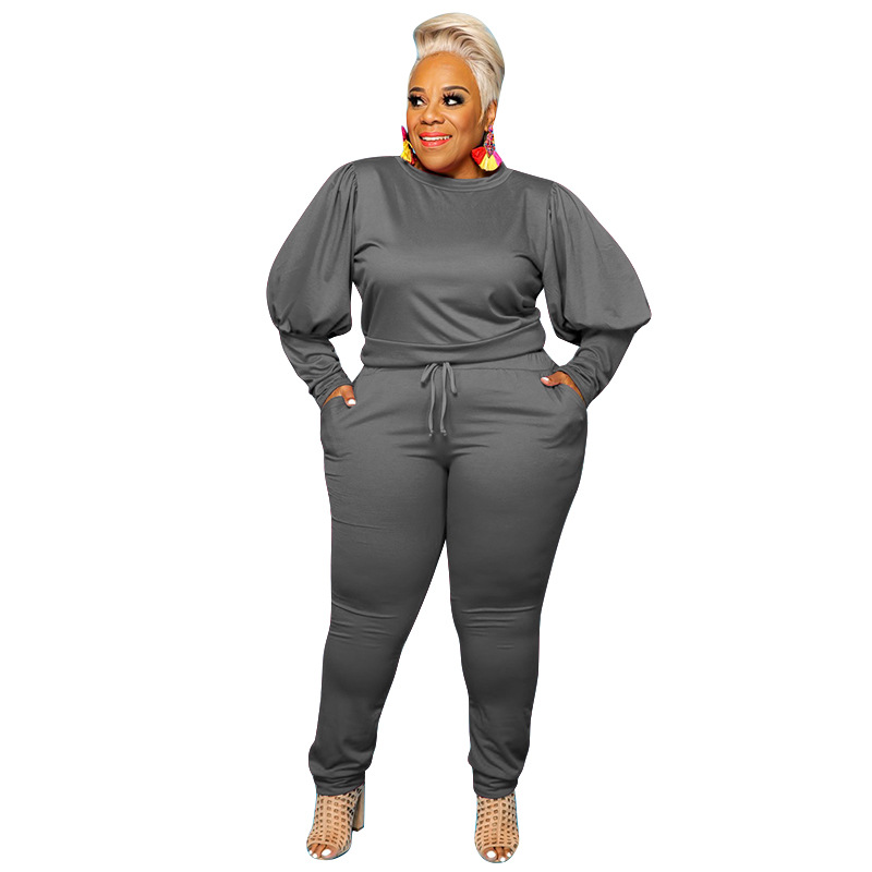 Wholesale Casual Women 3Xl Women'S Sets Plus Size Tracksuits Two 2 Piece Set for Women Clothing up to 5Xl