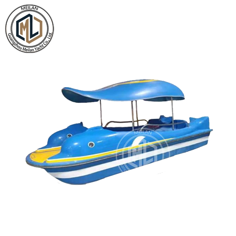 20 - Year Manufacturer 4 - Person Dolphin Pedal Boat, Wear - Resistant &amp; Eco - Friendly, Ideal for Water Parks &amp; Resorts
