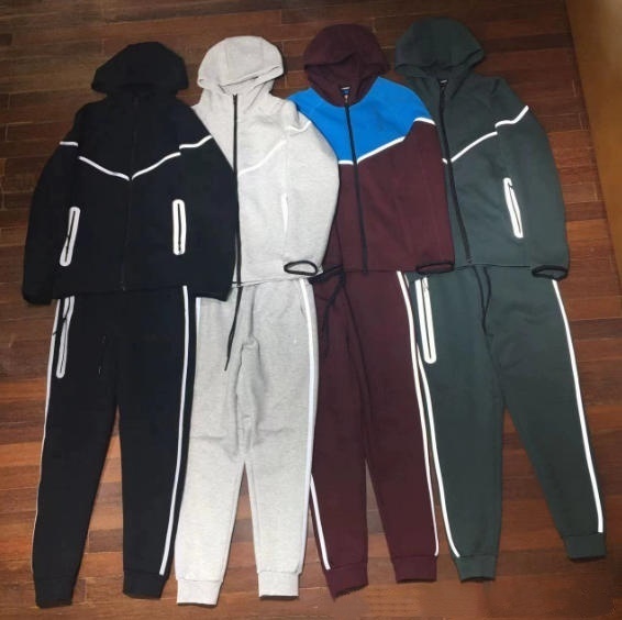 Custom High Quality Reflective Zipper Sports Running Clothing Breathable XL Men's Women's Football Training Sportswear Tracksuit
