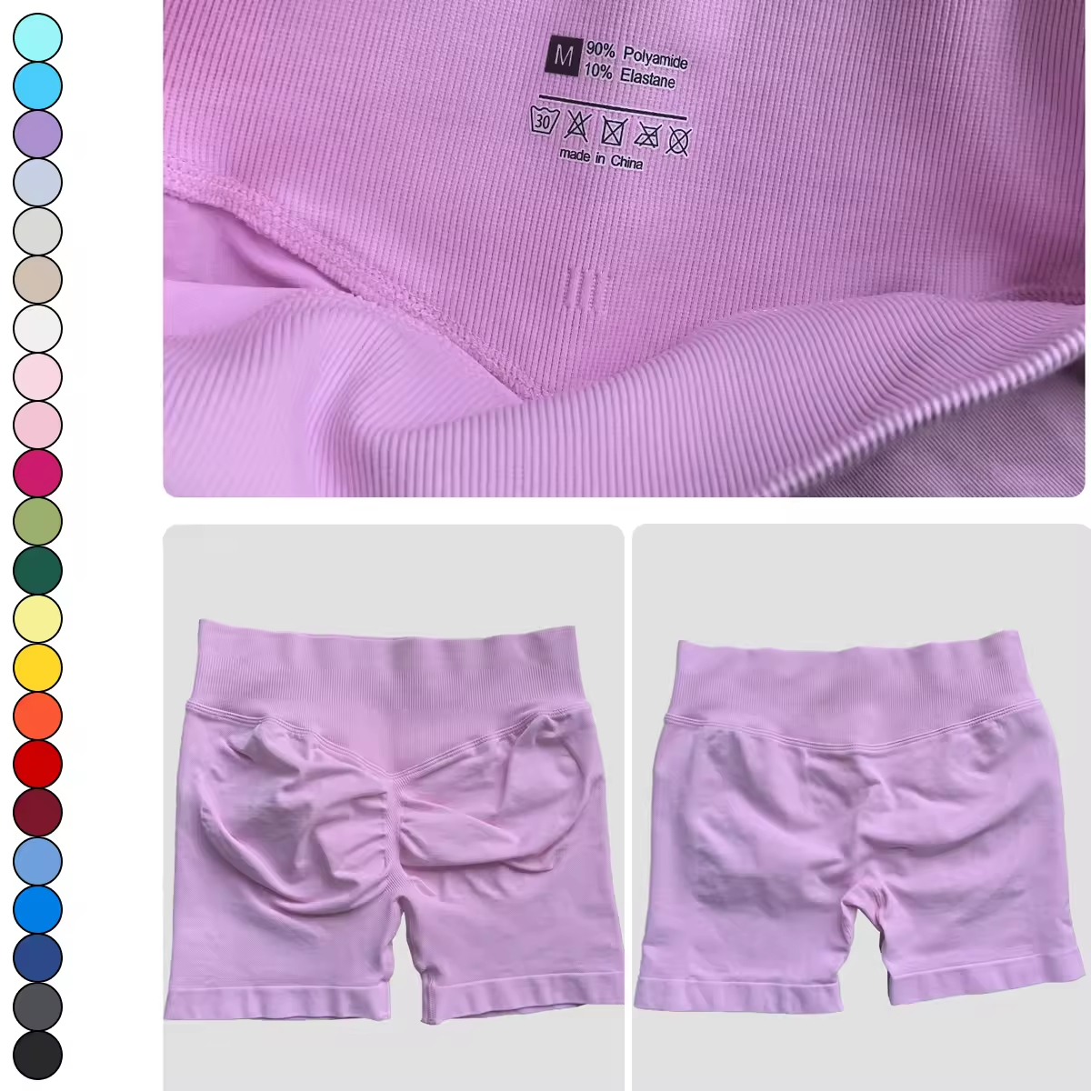 Wholesale in Stock Women's Clothing Activewear Gym Fitness Sets Sportswear Clothes Athletic Yoga Leggings Shorts for Women