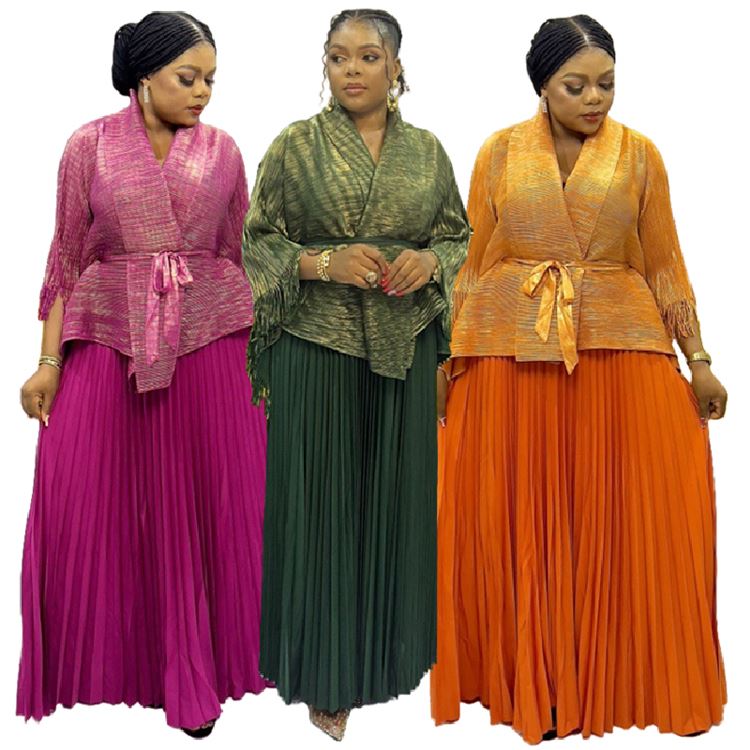 Stylish Muslim Women's Dress Set for Seasonal Trends