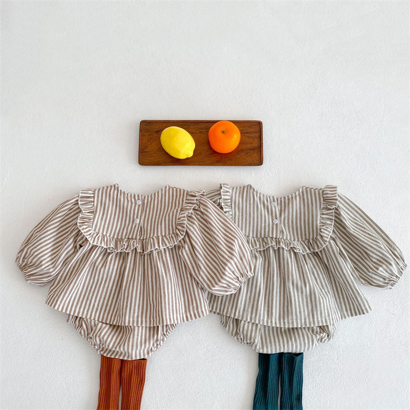 Baby Girl Romper Clothes Long Sleeveshort Sleeve Fashion Casual Jumpsuit