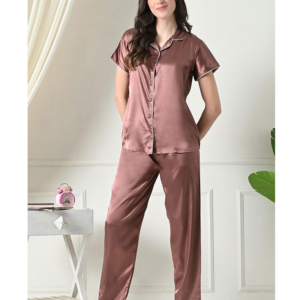 Elegant Pajama Comfort Apparel Women Sleeping Suit Durable Neat Stitch Women Sleeping Suits