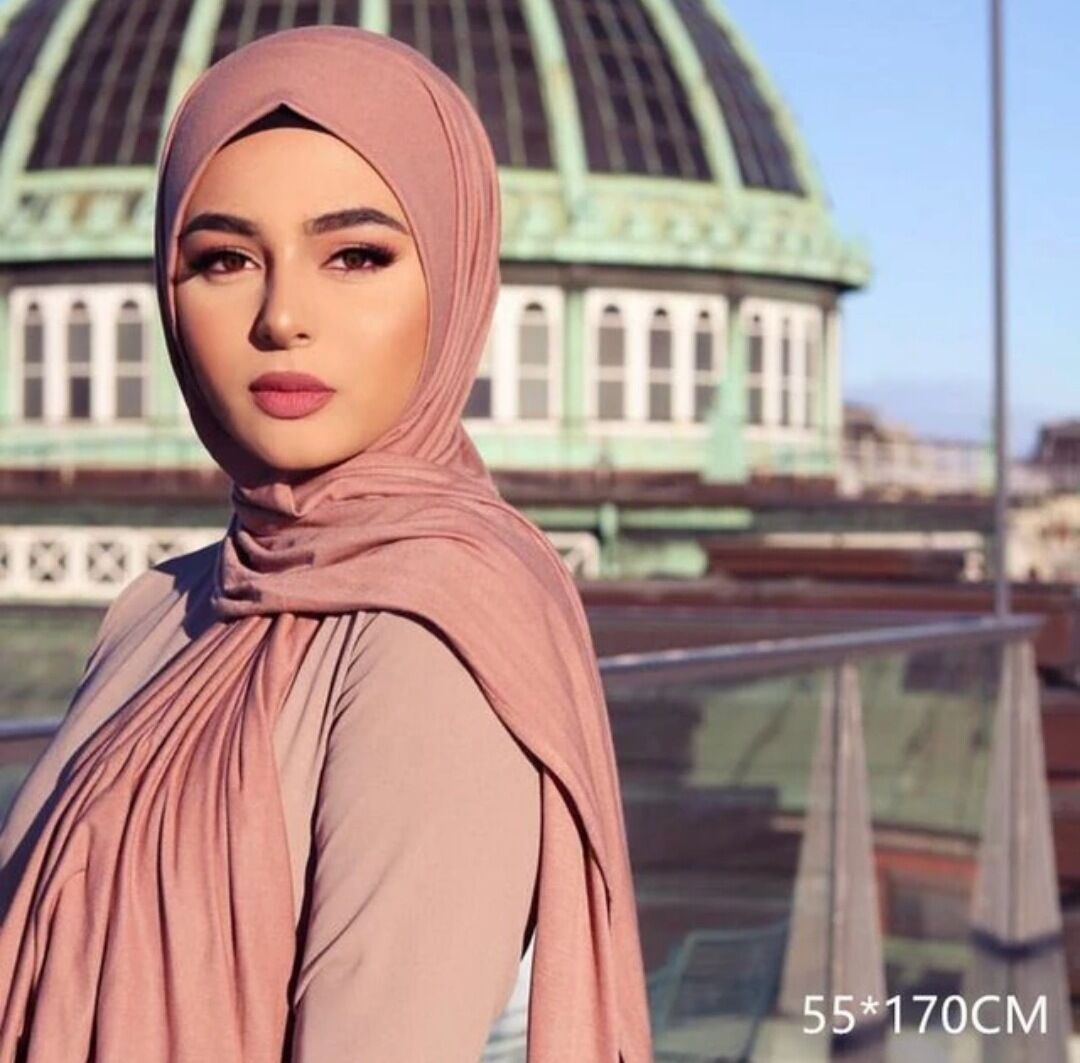 SHUMON Manufacturers Stock Solid Color Cotton Jersey Mercerized Cotton Modal Soft Ladies Hijabs Scarf