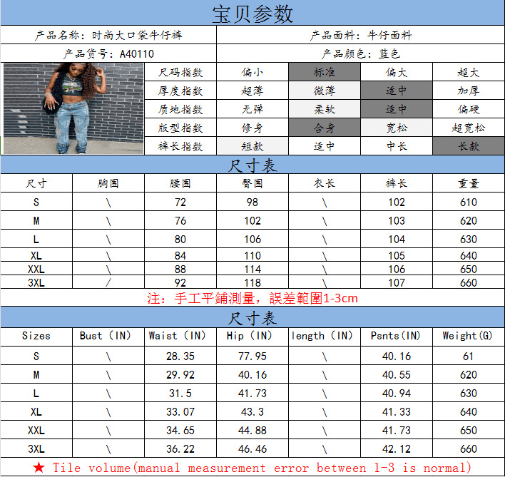 Size Information Chart