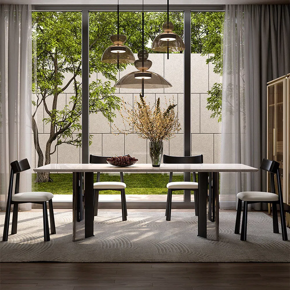 Sturdy Wear Resistant Dining Table for Resort Hotels