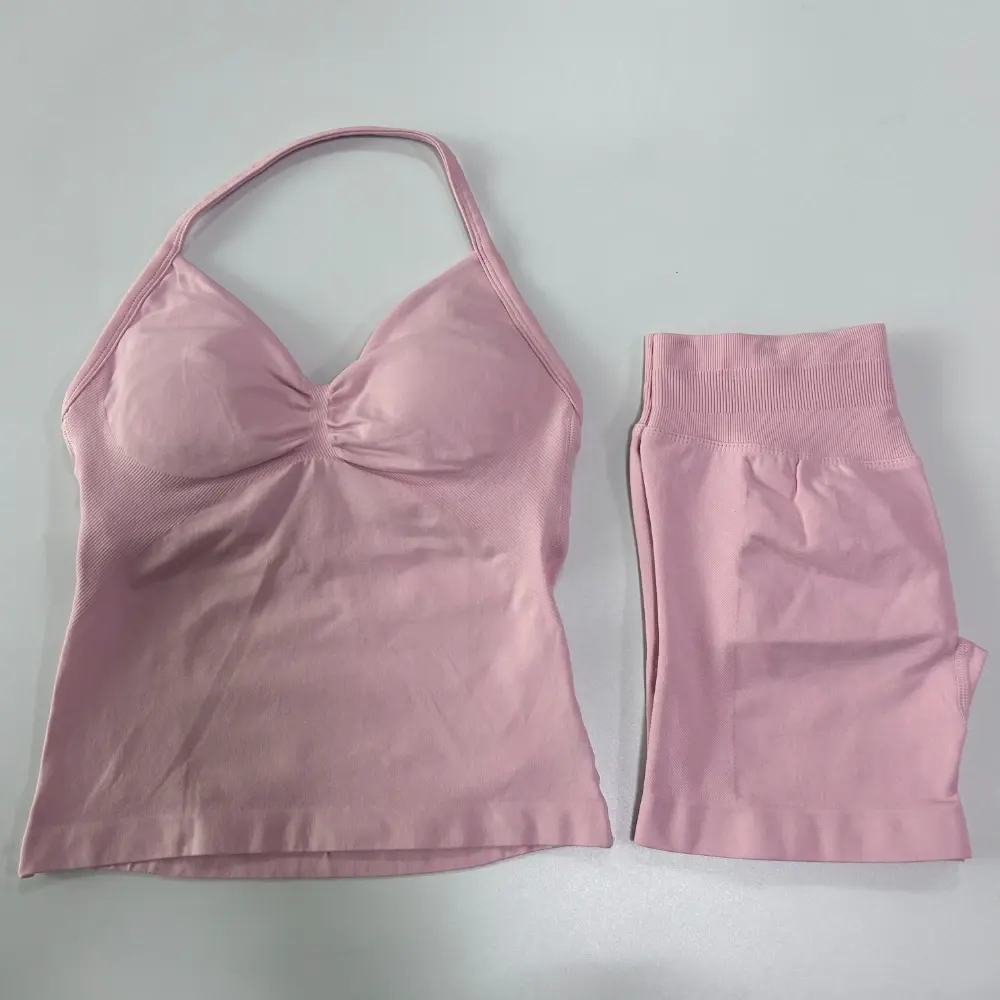 Sports Bra and Shorts Yoga Set Details 4