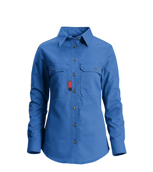 Work Wear Women's Flame Resistant Anti-Static Work Shirt