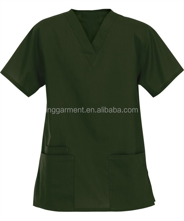 Custom Wholesale Women V-Neck Top Hospital Medical Nurse Maternity Scrubs Uniform Suit Set for Pregnant Women