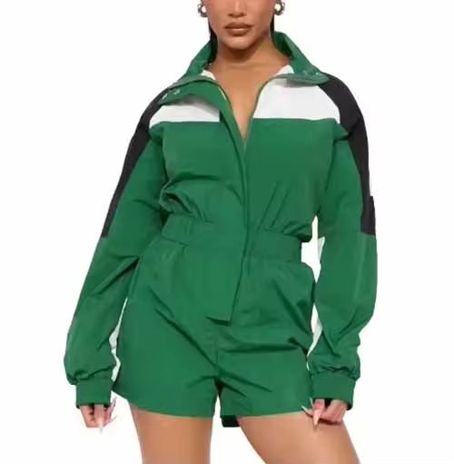 Hot Selling Women's All Seasons Casual Wear 2-Piece Set Regular Fit Hoodie Solid Pattern Short 100% Cotton Fleece Breathable for