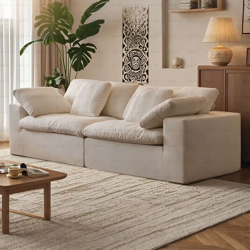 Good Elasticity No Collapse Wear-Resistant Furniture Compression Sofa for B&B Resort Guest Room