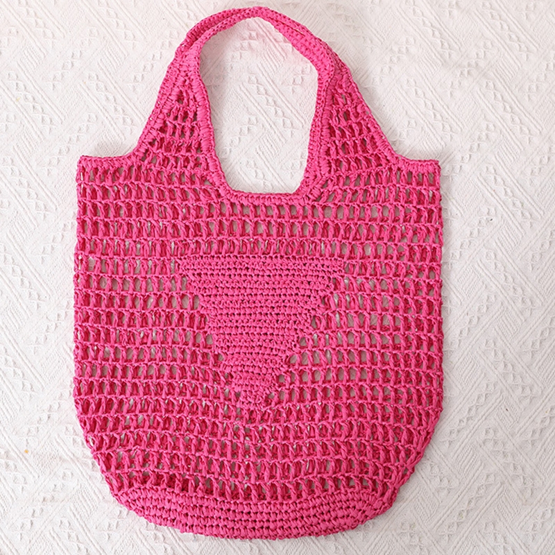 Hot Selling Luxury Large Capacity Eco-Friendly Woven Mini Bag Hawaii Summer Beach Woven Shopping Bag Women Designer Handbags