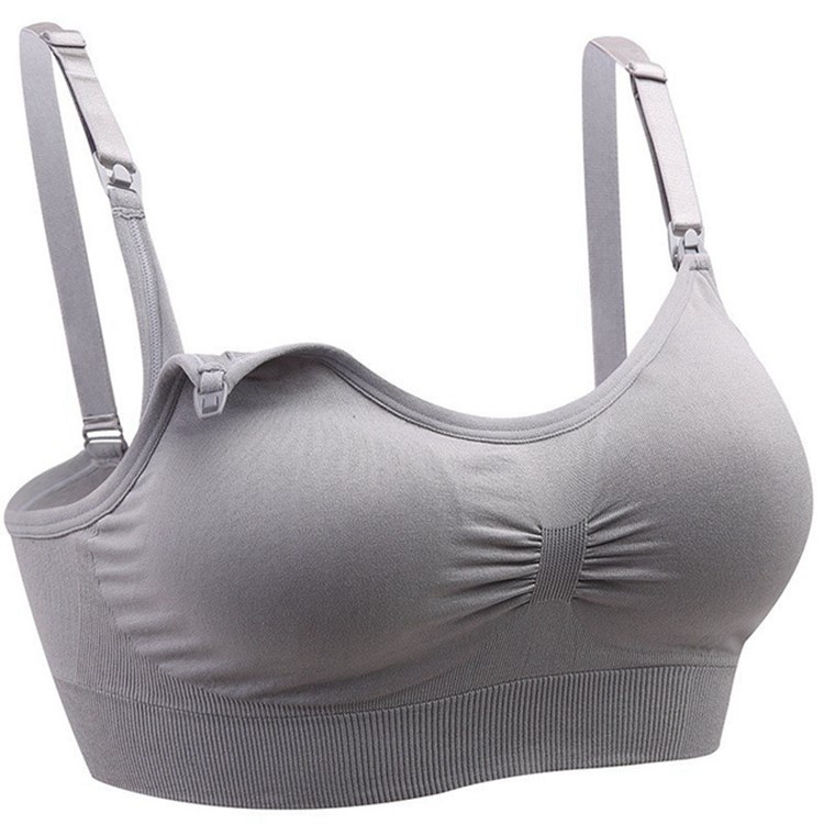 Seamless Nursing Sports Bra Motherhood Maternity Bra Breathable Pregnant Women Breastfeeding Bra