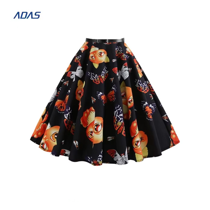 Fashion Ladies Long Plus Size Skirt Sexy Women