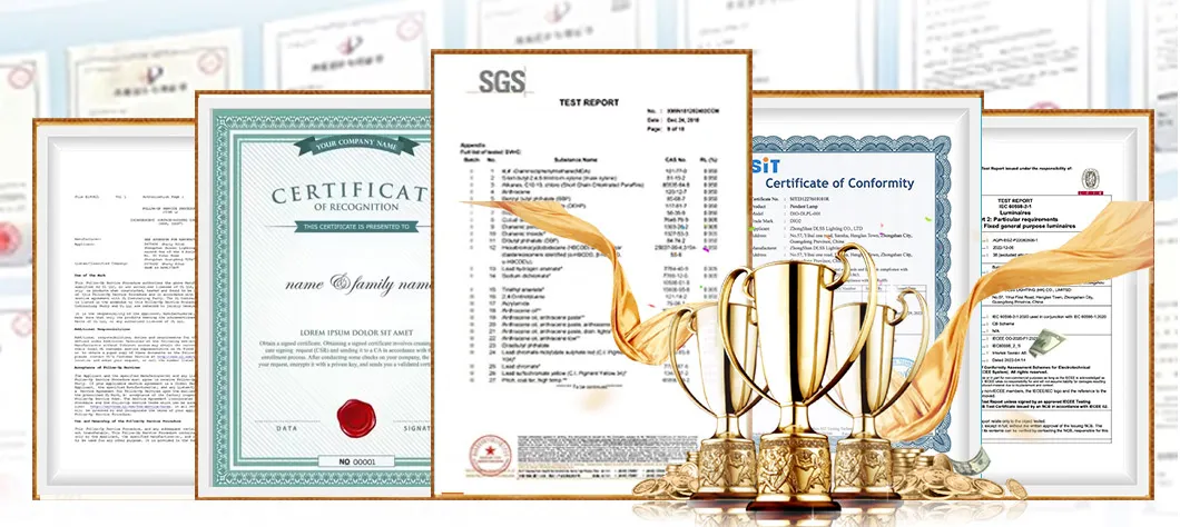 Quality Control Certificates