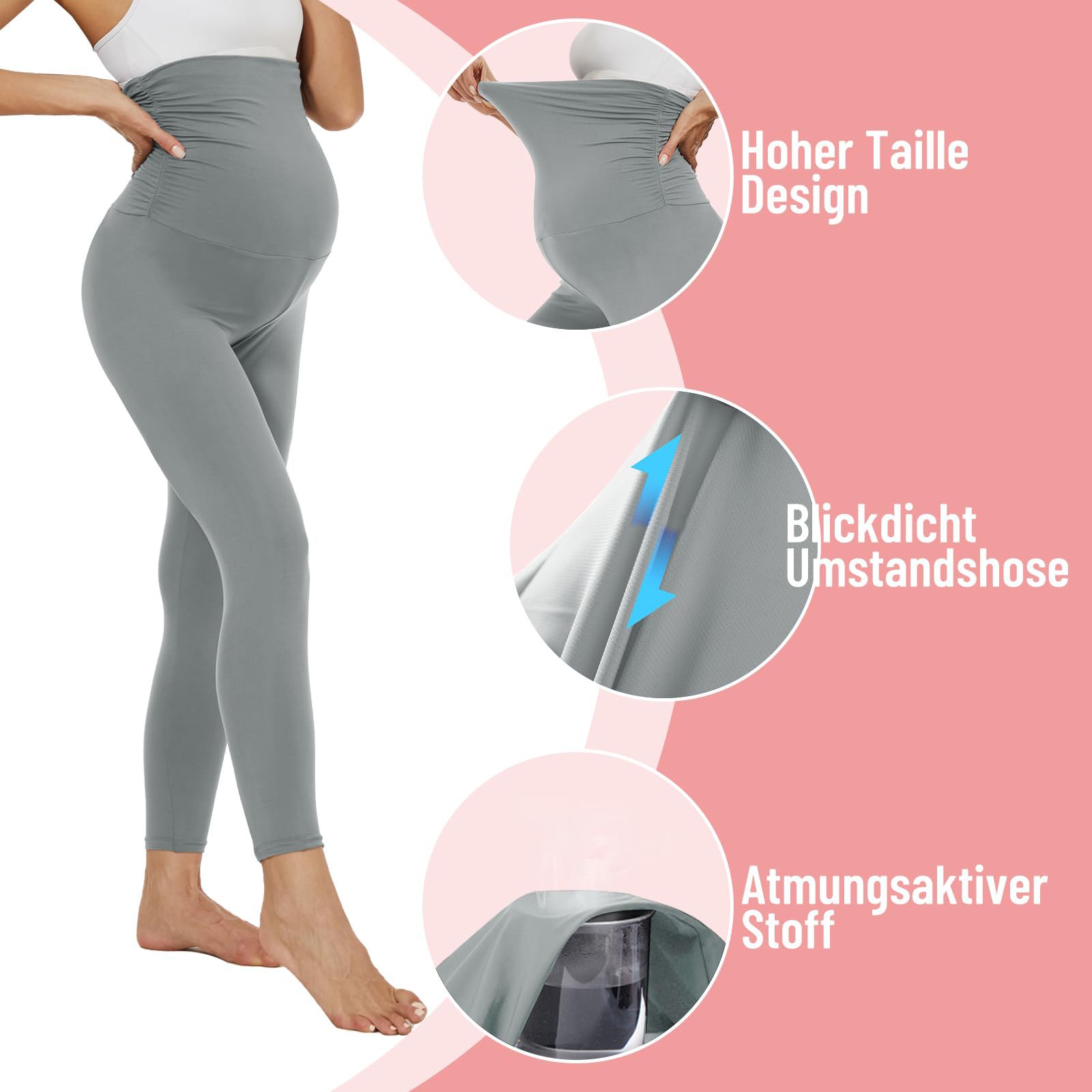 Spot Goods Maternity Elasticity Breathable Tight Pants High Waist comfort Maternity Pants for Office Pregnancy Pant Maternity