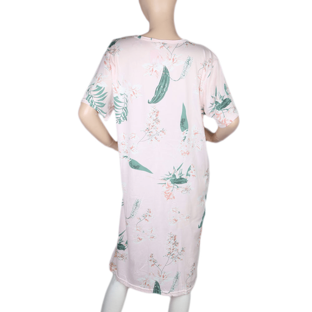 Women's Night Top - Light Pink