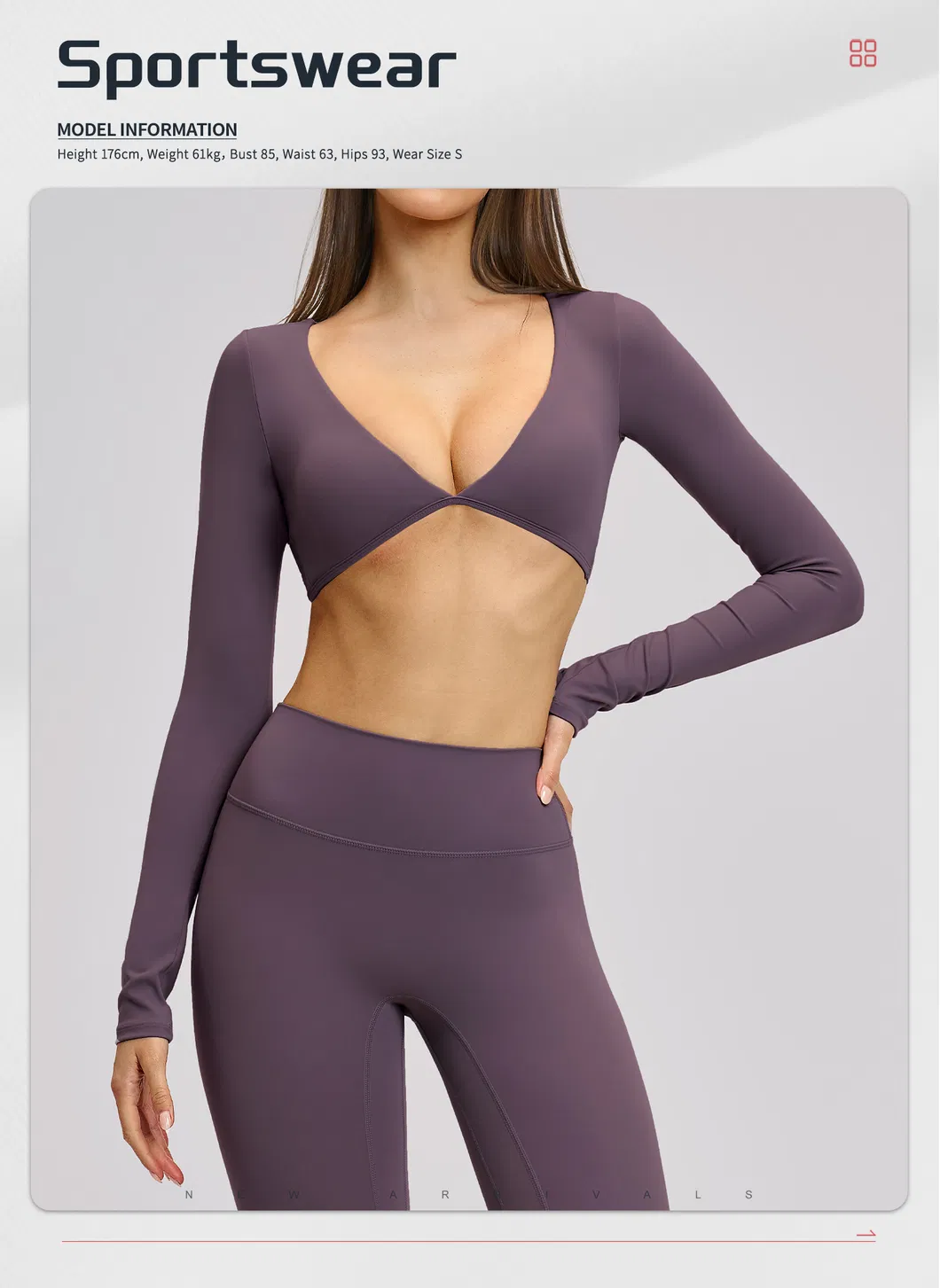 Women's Clothing Slim Fit Long Sleeve Tee Casual Clothes Gym Yoga Tops