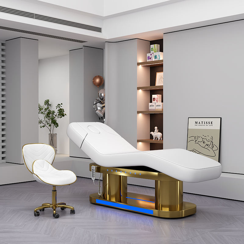 Thai Professional Spa Thermal Beauty Salon Bed With 4 Motors Electric Massage Tables &amp; Beds Metal Material For Hotels Bedrooms