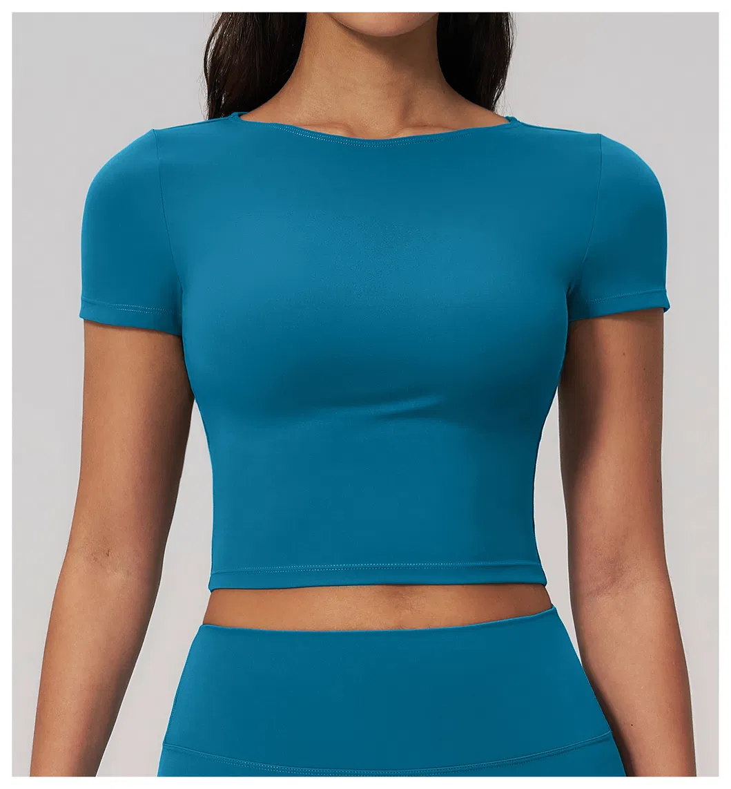 Free Shipping Women Cropped Navel T Shirt