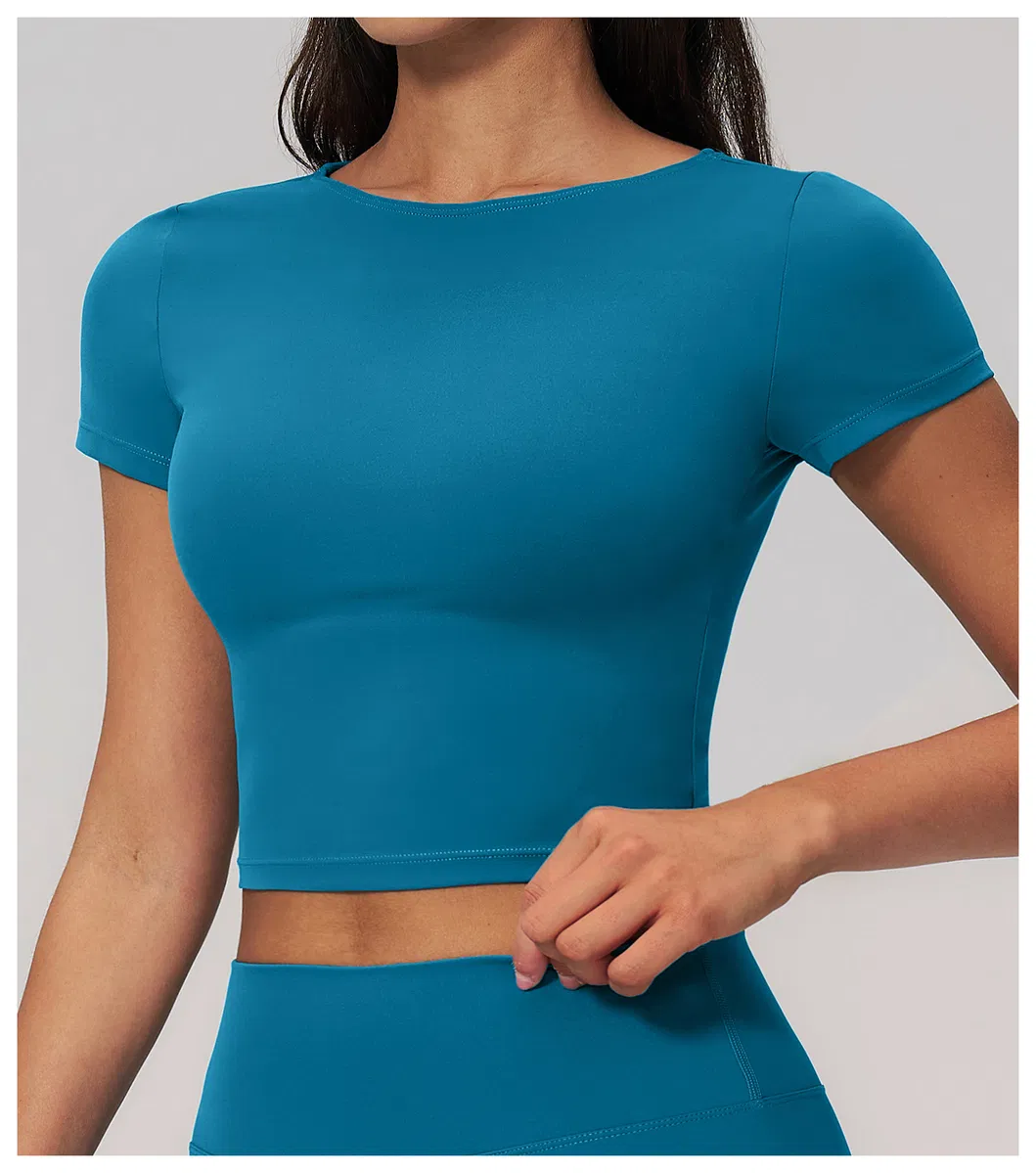 Free Shipping Women Cropped Navel T Shirt