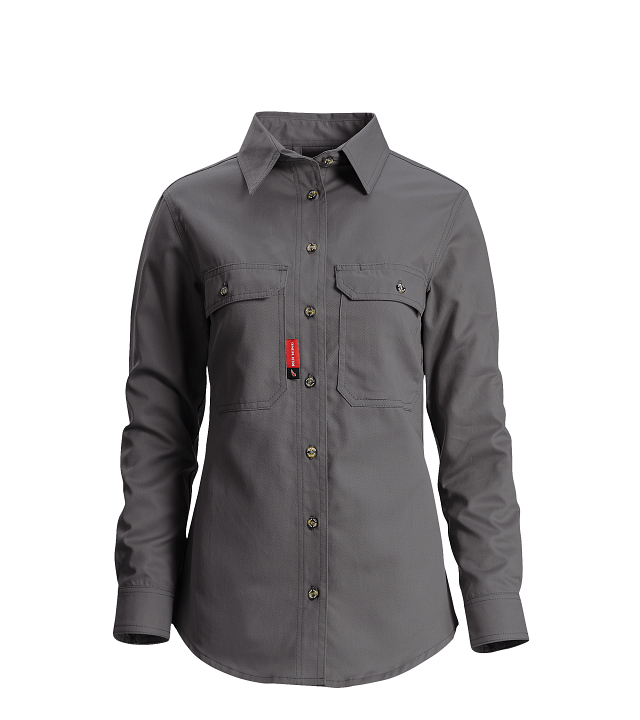 Work Wear Women's Flame Resistant Anti-Static Work Shirt