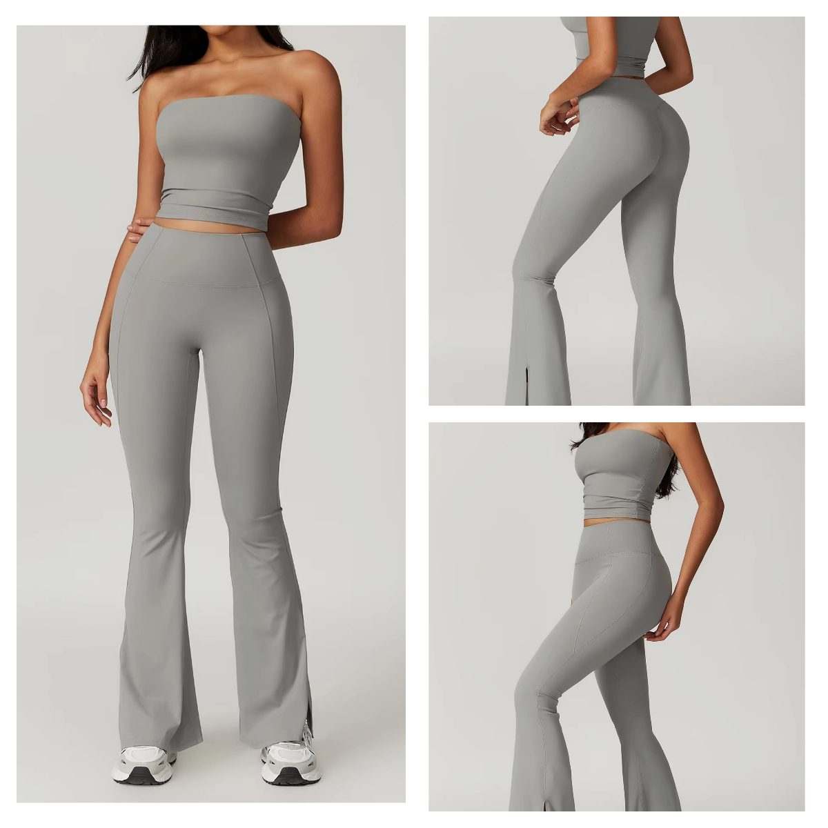 Custom High Quality 5 Piece Fitness Clothing Sportswear Gym Leggings Activewear Sports Shorts Bra Women Workout Yoga Wear Sets
