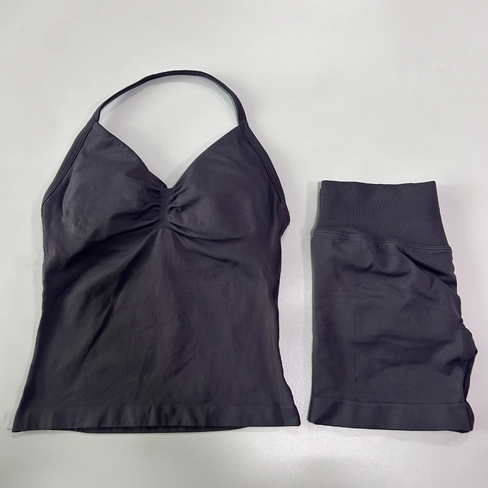 Sports Bra and Shorts Yoga Set Details 8