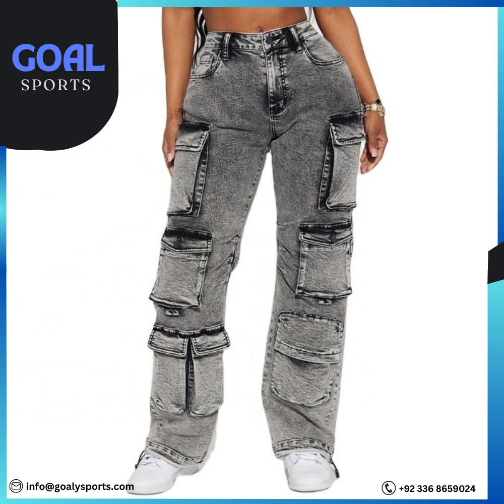 Women Denim Pants Front View