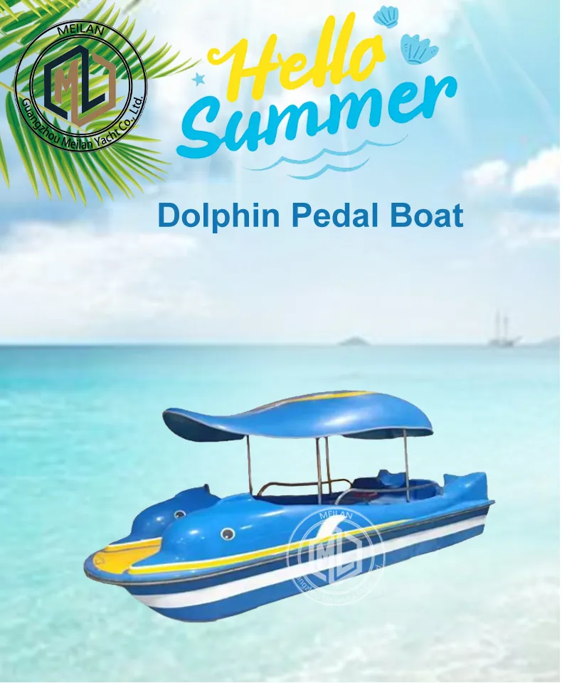 4-Person Dolphin Pedal Boat