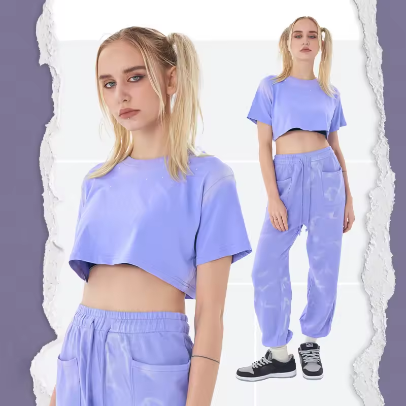 Custom High Quality Heavy Weight Oversized Streetwear Y2k Clothing Ladies Women's Summer Crop Top Tshirt