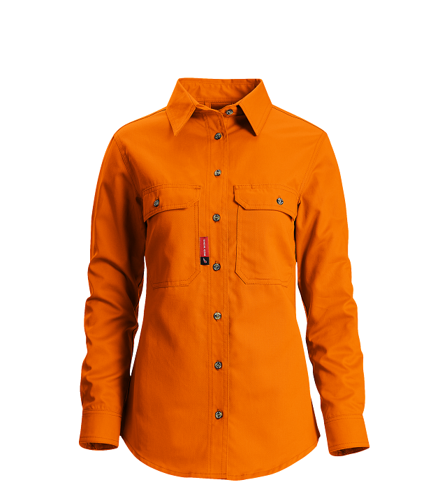 Work Wear Women's Flame Resistant Anti-Static Work Shirt