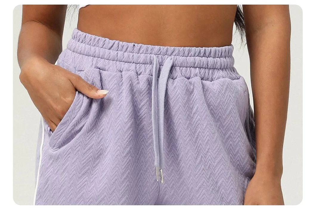 Women Yoga Wear Two-Piece Set Sports Suit Cardigan Sweatshirt Shorts Casual Clothing