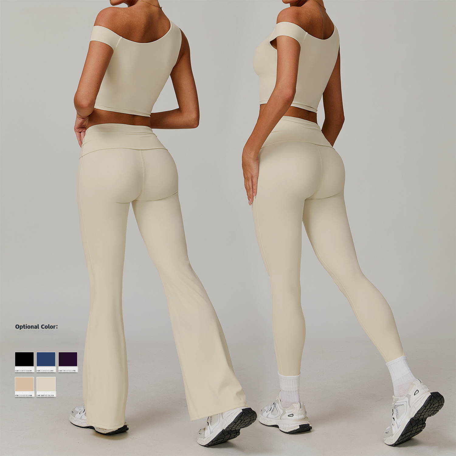 Eco-friendly Recycled Yoga Clothes Quick-drying Breathable Yoga Clothes Women's Running Sports Fitness Clothes