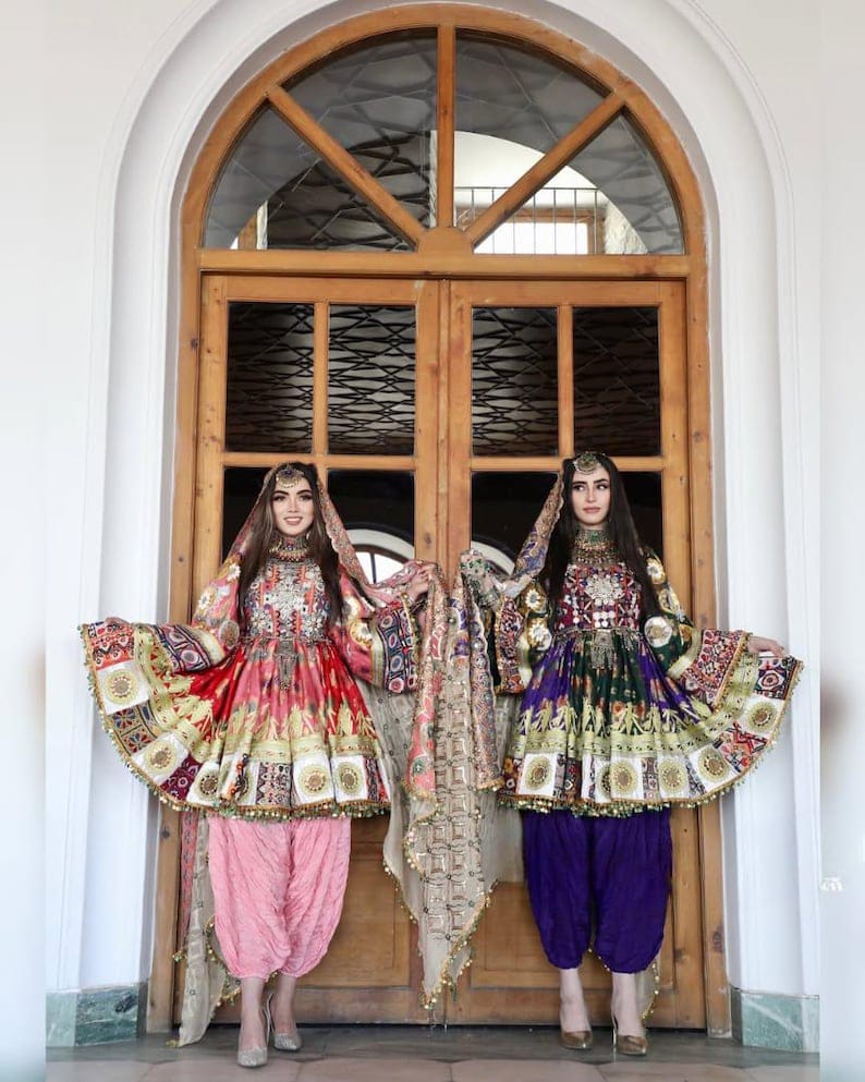 High Quality Traditional Afghan Kuchi Vintage Dresses Breathable Plus Size Casual Wedding Party Wear Afghani Dress For Women