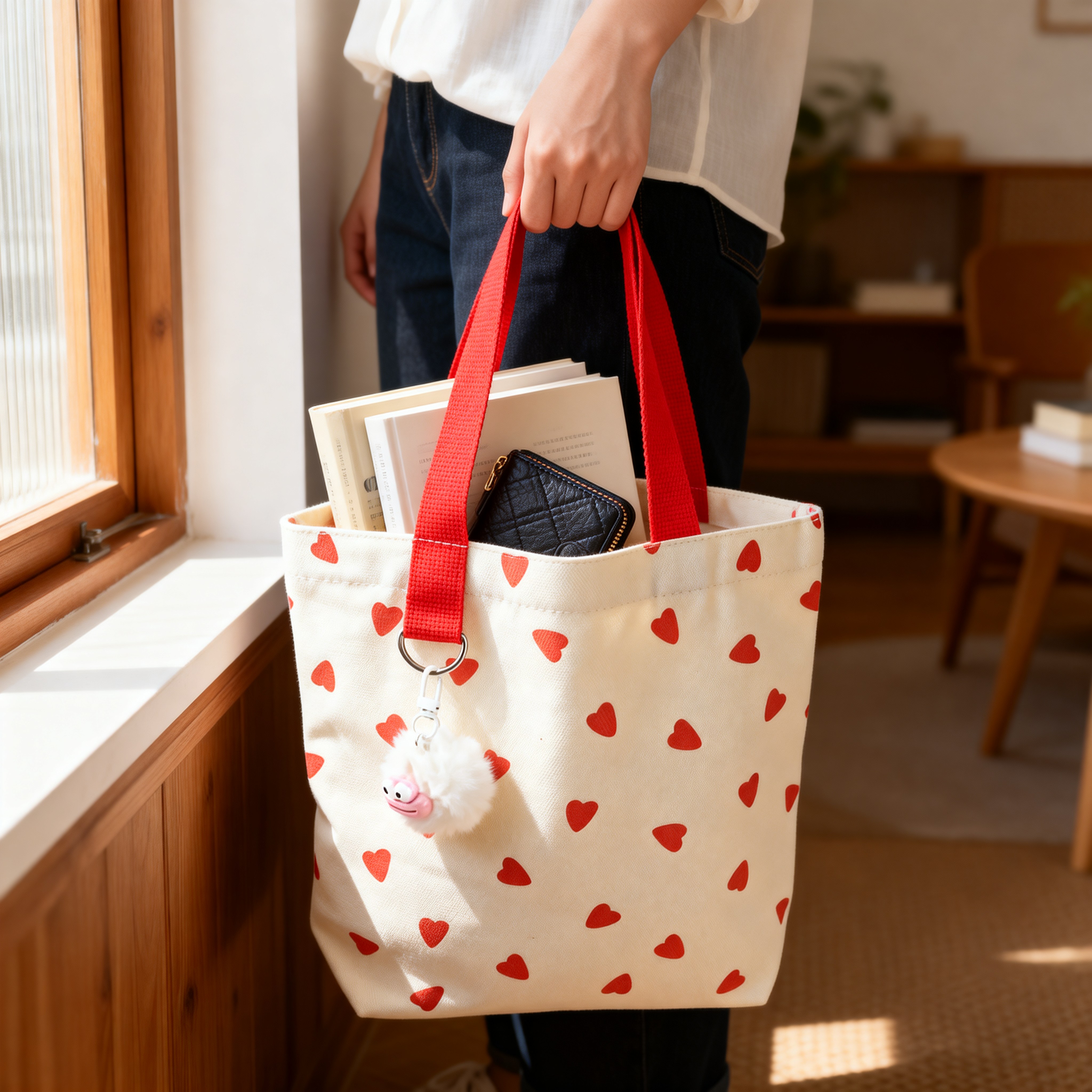 Wholesale Custom Logo Eco-friendly Recyclable Women's Canvas Tote Bag Size Options Custom Color for Fashion Retail