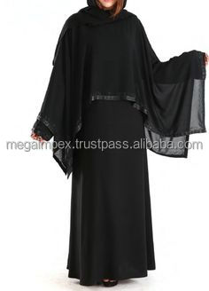 Wholesale Women's Silk Abaya-Modest Muslimah Styling Breathable & Lightweight All Seasons Islamic Clothing