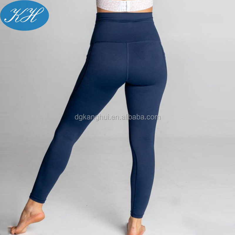 Custom Women's Maternity Yoga Wear Plus Size Private Label Printed Pregnancy Pants