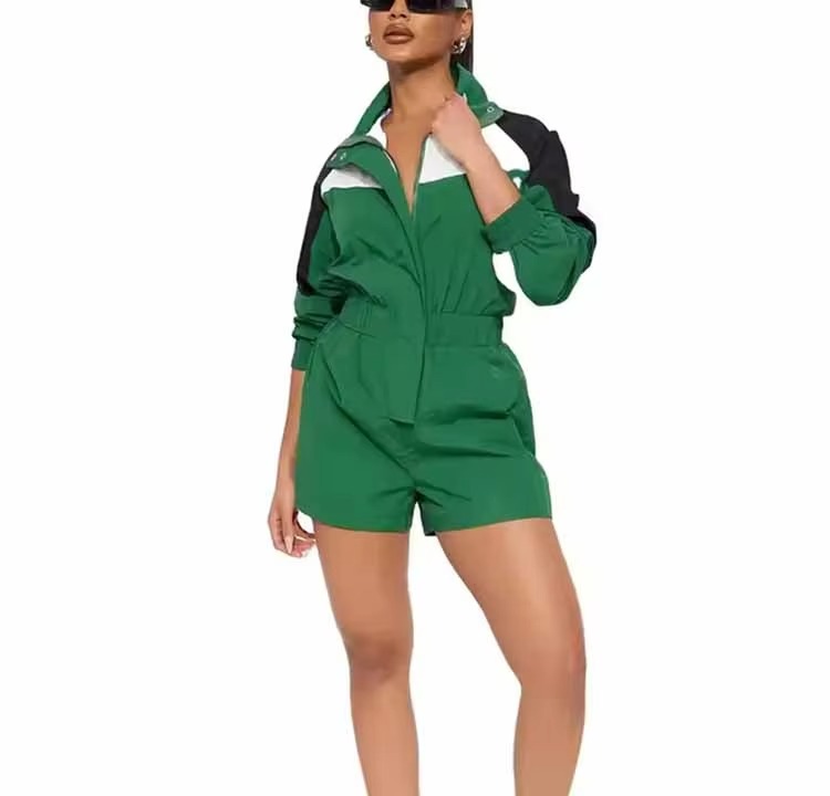 Hot Selling Women's All Seasons Casual Wear 2-Piece Set Regular Fit Hoodie Solid Pattern Short 100% Cotton Fleece Breathable for