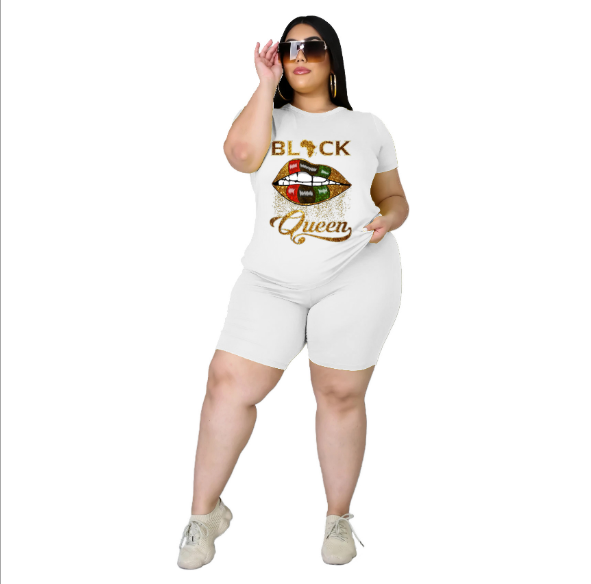 Fashion Casual Two-piece Suit, Hot Style Plus Size Women's Clothing 4XL