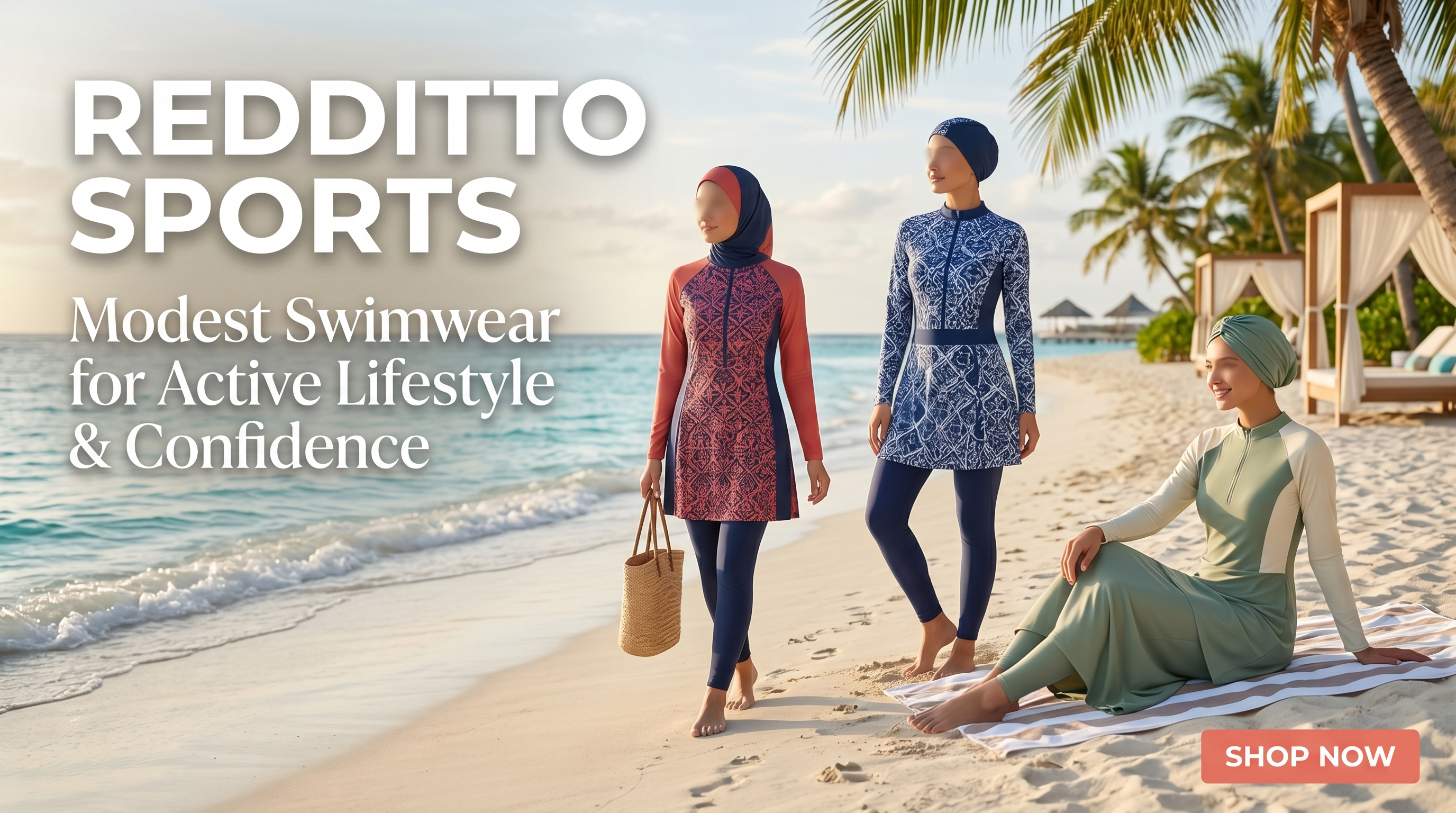 Modest Swimwear Set Detail