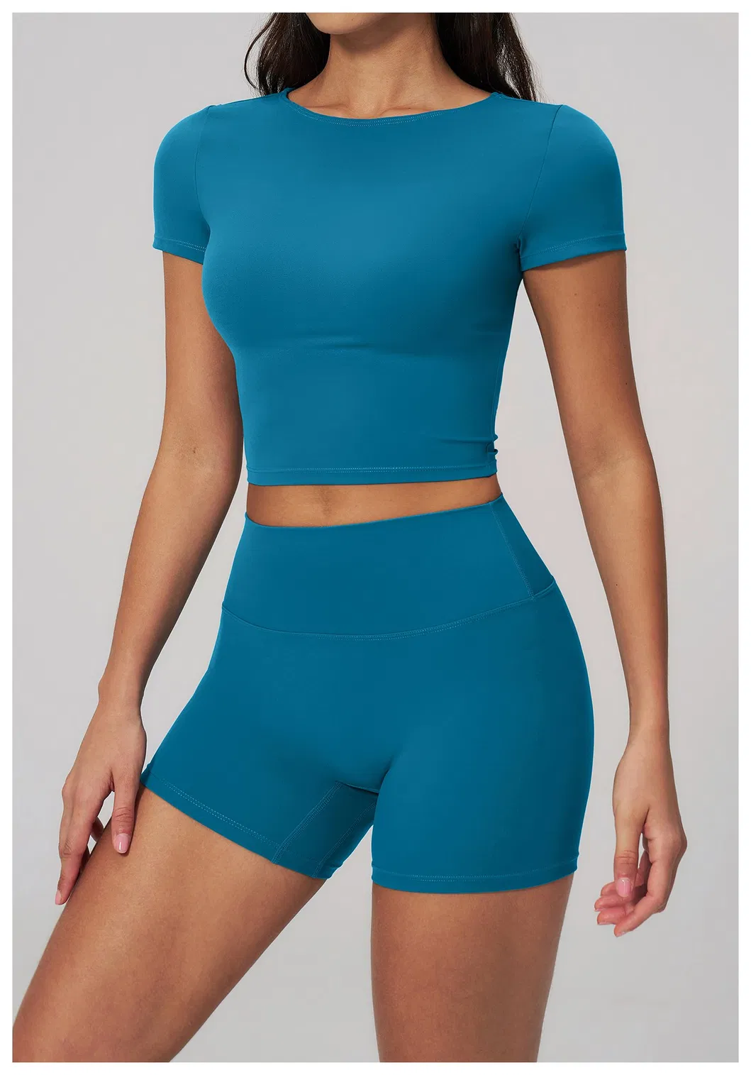 Free Shipping Women Cropped Navel T Shirt