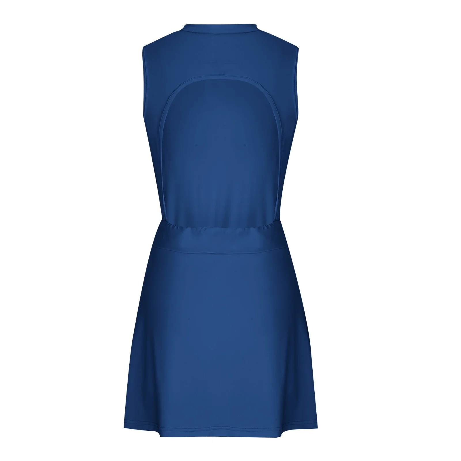 Custom Sleeveless Summer Quick Dry Modest Built Bra Halter Athletic Pleated Tennis Dress Plus Size for Women