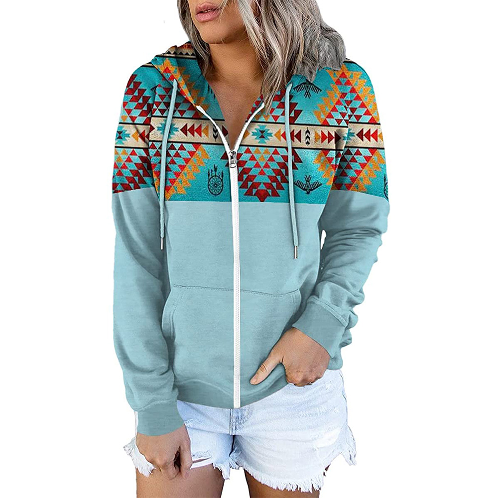 Women's Casual All-Season All-Color Pullover Hoodie Long Sleeve Zipper Sweatshirt with Hood New Winter Collection Design