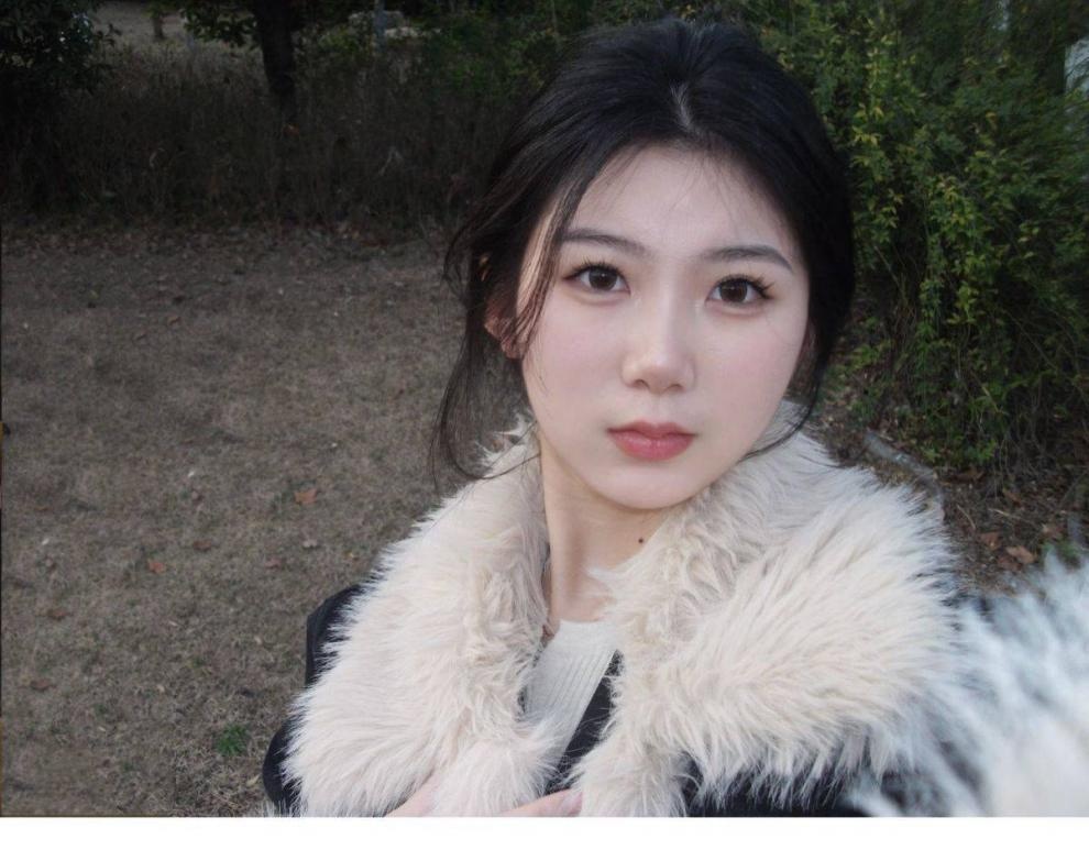 Denim splicing fur top 5