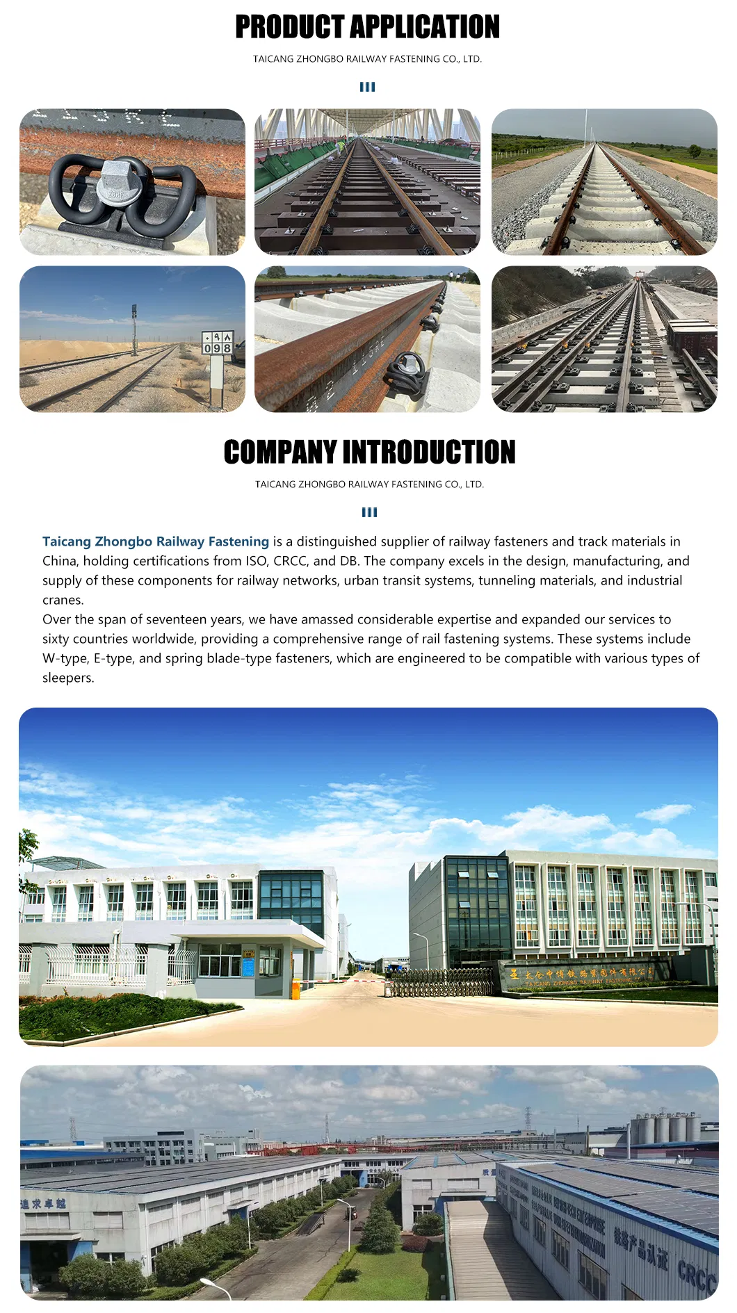 Railway Fastening Application